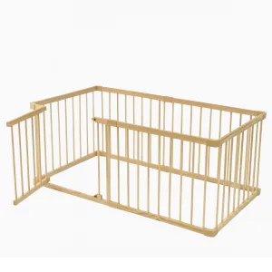 Corral bebe Madera 6 lados 167x85 cms. Altura 71 cms.