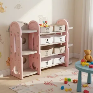 Mueble Organizador Rosado (153x91 cms.)