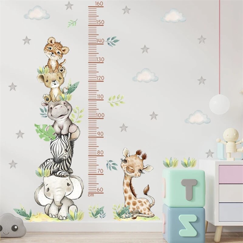 Deco Medir Altura Elefante-Zebra