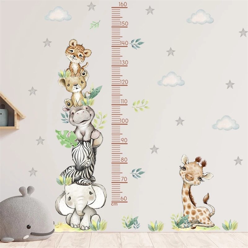 Deco Medir Altura Elefante-Zebra - Imagen 2