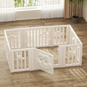 Corral bebe Búho Blanco 186x126 cms. (L) Altura 63 cms.