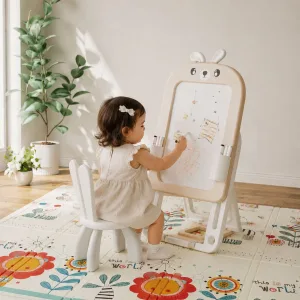 Pizarra Atril Infantil Beige + Silla